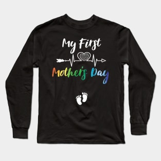 My First Mothers Day mom Long Sleeve T-Shirt